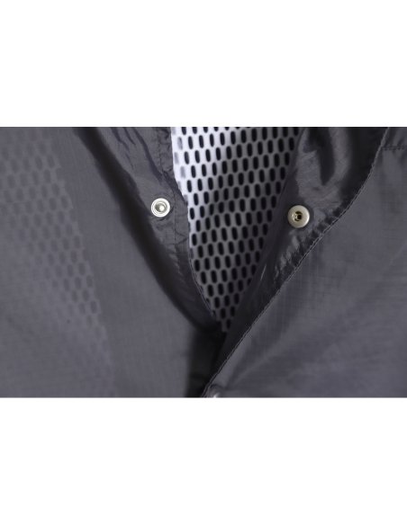 Thom Browne Hooded Four Bar Mesh Windbreaker Jacket,Thom Browne