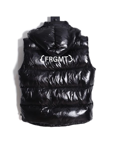 Moncler X FRGMT joint hooded down vest,Moncler