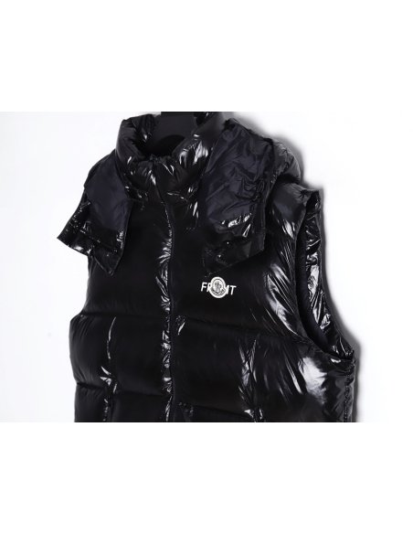 Moncler X FRGMT joint hooded down vest,Moncler