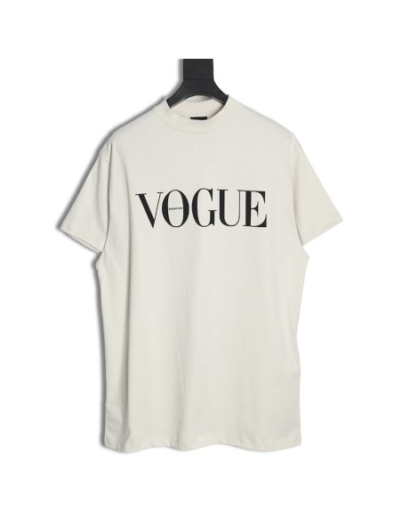 Balenciaga   Vogue Lighthouse Back Short Sleeve T-Shirt,Balenciaga