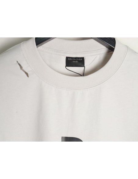Balenciaga Cut Eye Chart Short Sleeve T-shirt,Balenciaga
