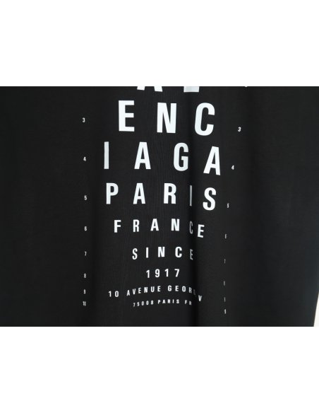 Balenciaga Cut Eye Chart Short Sleeve T-shirt TSK1,Balenciaga