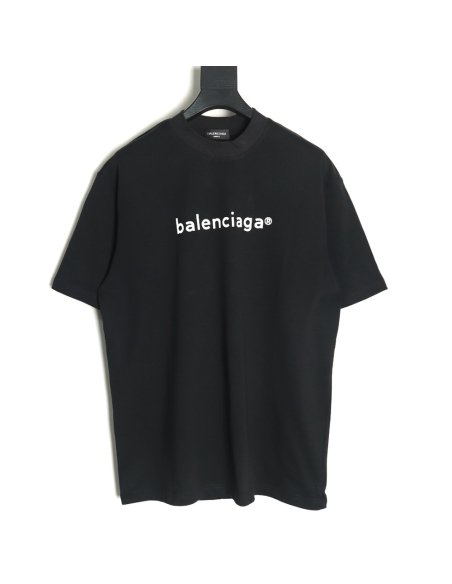 Balenciaga Small R Logo Print Short Sleeve T-shirt TSK1,Balenciaga