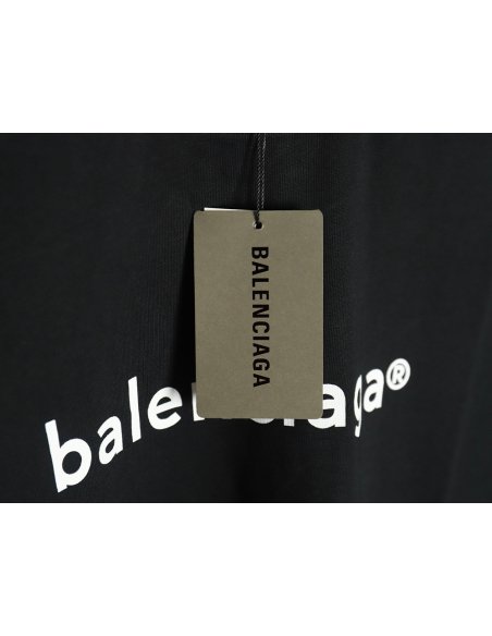 Balenciaga Small R Logo Print Short Sleeve T-shirt TSK1,Balenciaga