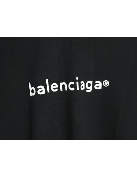 Balenciaga Small R Logo Print Short Sleeve T-shirt TSK1,Balenciaga