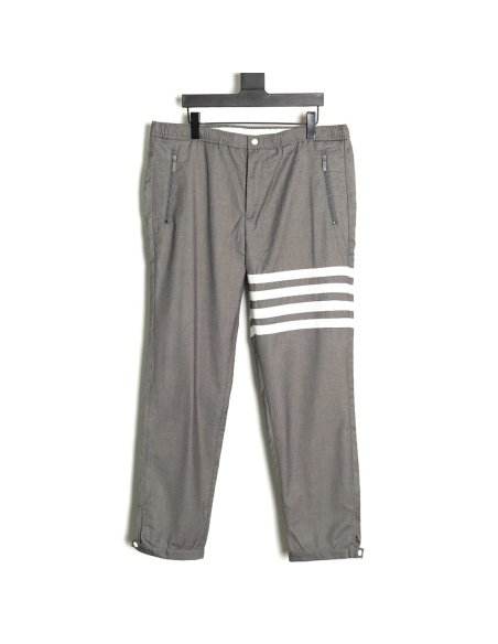 Thom Browne Basic Four-Bar Casual Trousers,Thom Browne