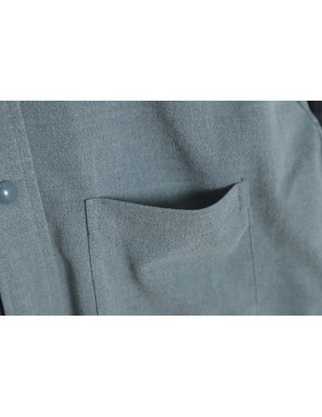 Thom Browne 23SS 4-Bar Smoked Flannel Long Sleeve Shirt Jacket,Thom Browne