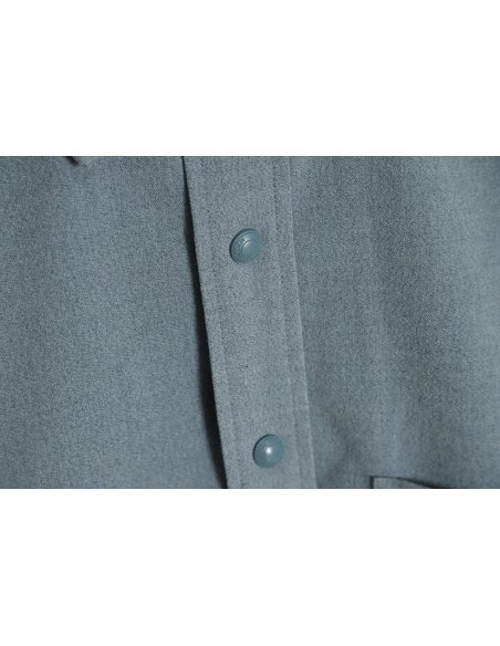 Thom Browne 23SS 4-Bar Smoked Flannel Long Sleeve Shirt Jacket,Thom Browne