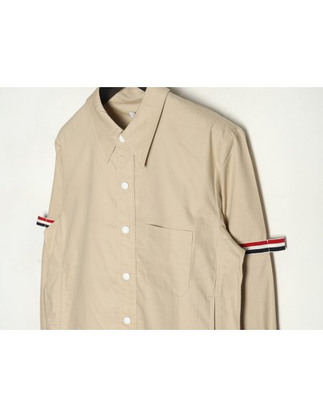 Thom Browne Double Sleeve Web Jacket Shirt,Thom Browne