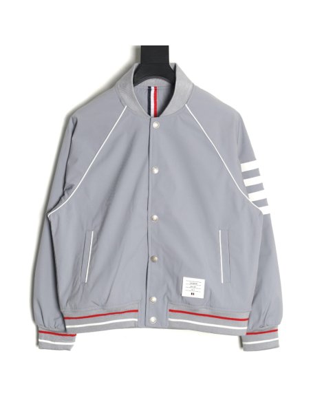 Thom Browne four-bar bomber jacket,Thom Browne