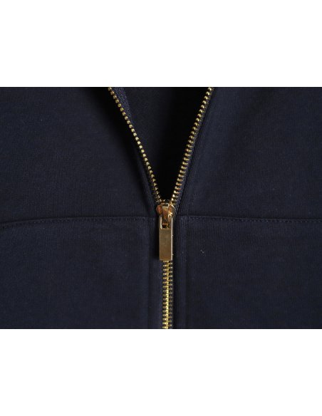 Thom Browne four-bar yarn-dyed zip-up jacket TSK1,Thom Browne