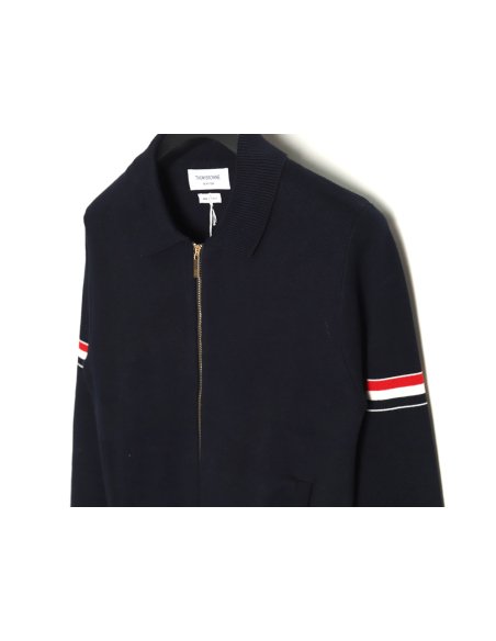 Thom Browne Zip-up jacket with webbing sleeves TSK2,Thom Browne