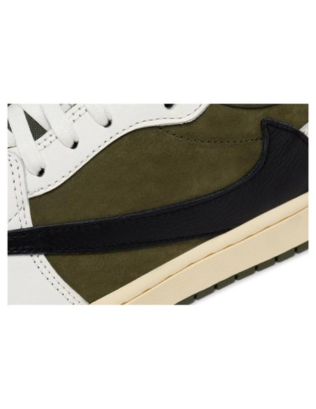 Travis Scott x Air Jordan 1 Low OG SP Medium Olive with high quality,best top AIR JORDAN 1 LOW
