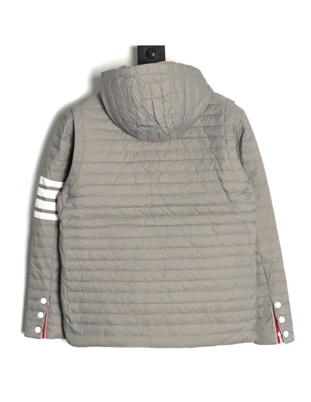 Thom Browne Casual Four-Bar Padded Jacket,Thom Browne