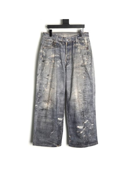 Acne Studios washed loose wide-leg jeans,Acne Studios