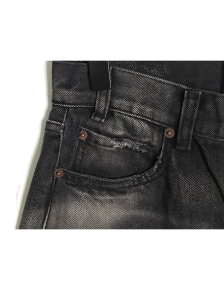 Celine Bull King Destroyed Jeans,Celine