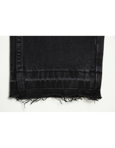 Chrome Hearts Classic Leather Label Cross Denim Trousers TSK3,Chrome Hearts