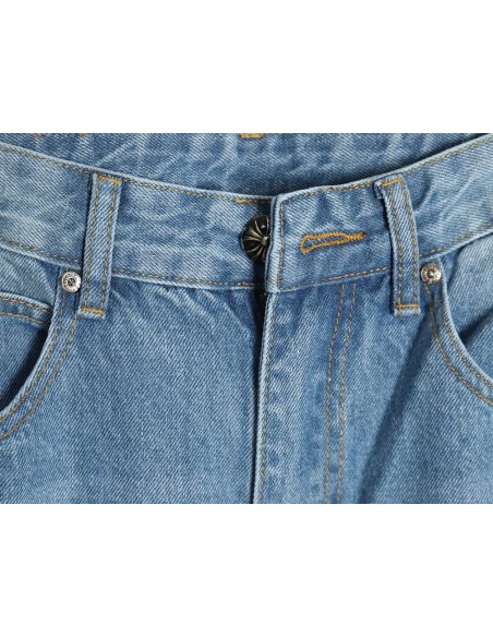 Chrome Hearts washed blue jeans,Chrome Hearts