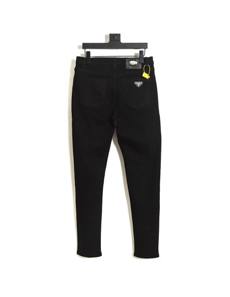 PRADA triangle logo jeans,Prada
