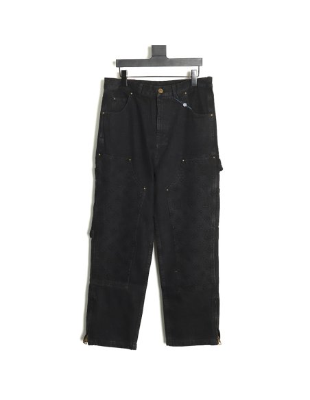 Louis Vuitton embossed monogram cargo jeans TSK1 29-32,Louis Vuitton