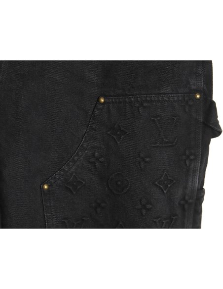 Louis Vuitton embossed monogram cargo jeans TSK1 29-32,Louis Vuitton