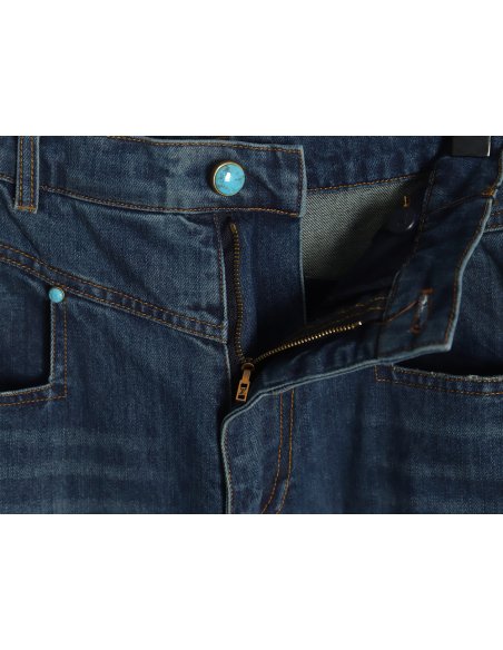 Louis Vuitton Enamel Button Washed Distressed Cargo Jeans,Louis Vuitton