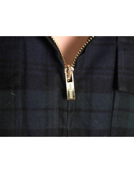Miu Miu embroidered monogram check jacket,Miu Miu