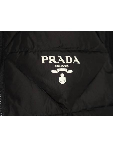 Prada diamond down patchwork jacket TSK1,Prada