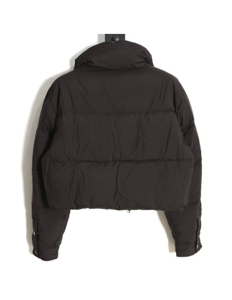 Prada inverted triangle stand collar short down jacket,Prada