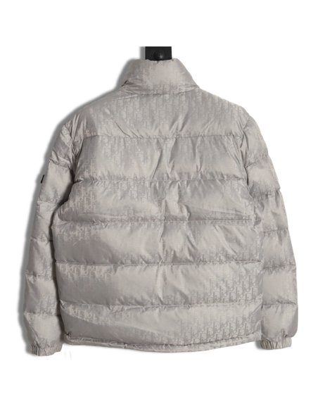 Dior 20FW all over printed dark pattern presbyopic down jacket,Dior