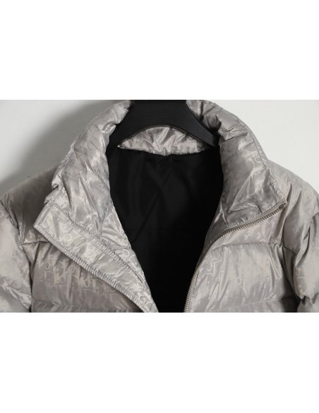 Dior 20FW all over printed dark pattern presbyopic down jacket,Dior