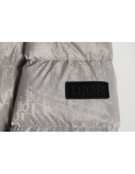 Dior 20FW all over printed dark pattern presbyopic down jacket,Dior
