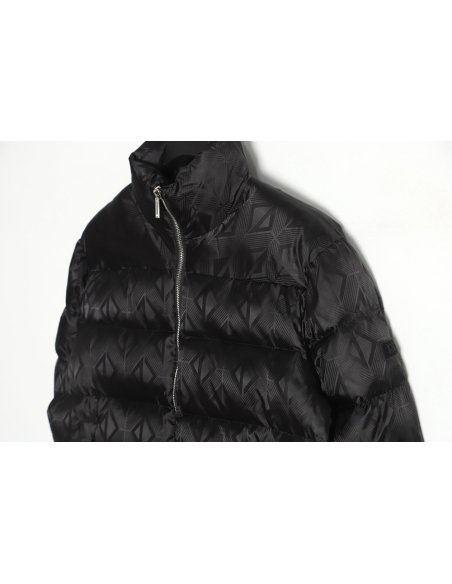 Dior 20FW all-over printed dark pattern diamond down jacket,Dior