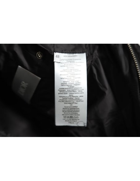 Dior 20FW all-over printed dark pattern diamond down jacket,Dior