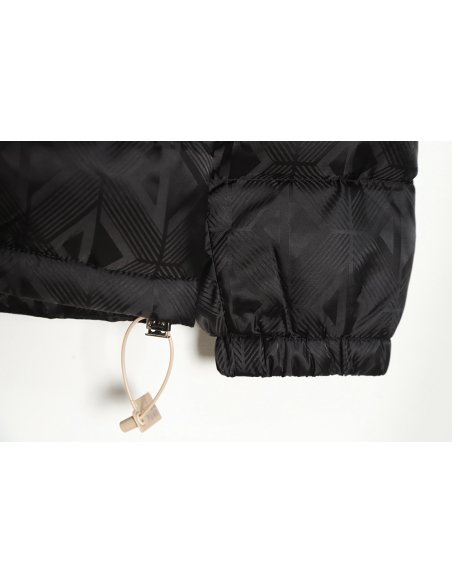 Dior 20FW all-over printed dark pattern diamond down jacket,Dior