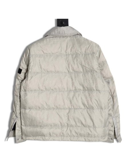 DIOR Dior all-over dark pattern presbyopic lapel down jacket,Dior