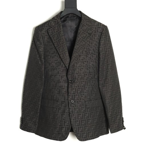 Fendi all over print FF suit jacket TSK1 46-52,Fendi
