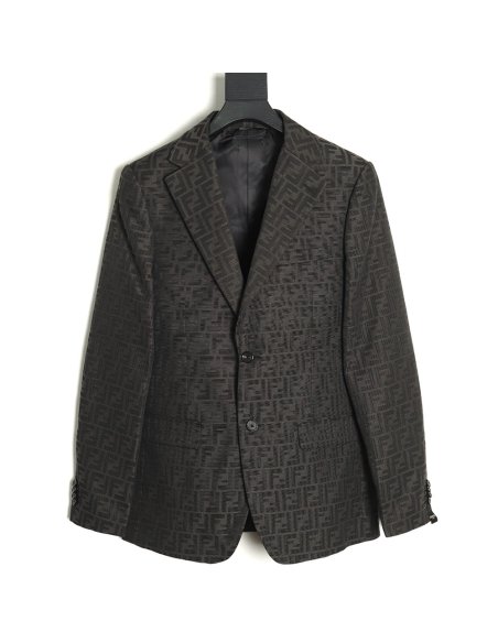 Fendi all over print FF suit jacket TSK1 46-52,Fendi
