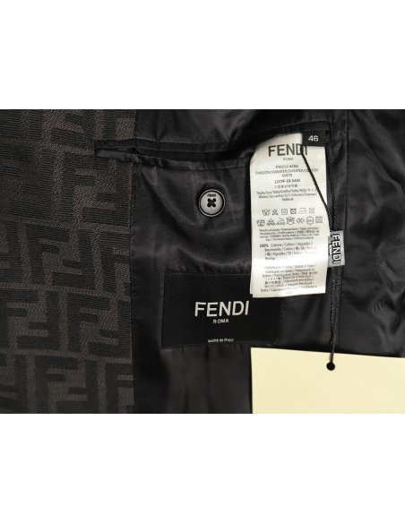 Fendi all over print FF suit jacket TSK1 46-52,Fendi