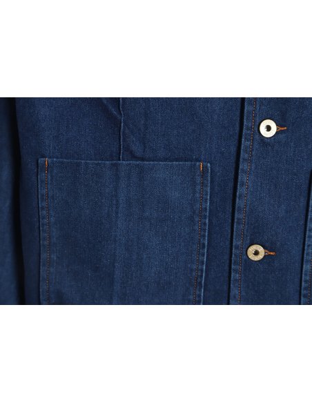 Loewe Denim Jacket with Leather Pockets,Loewe