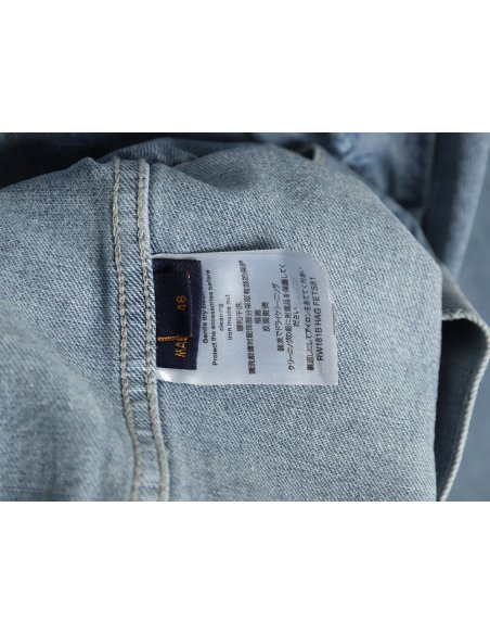 Louis Vuitton laser-positioned LoGo distressed denim jacket,Louis Vuitton