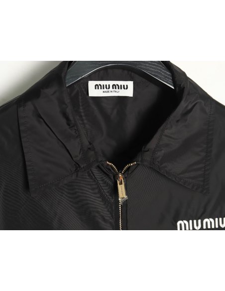 Miu Miu small logo nylon jacket,Miu Miu