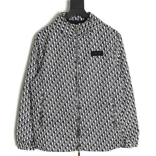 Dior all over print presbyopia hooded jacket TSK1,Dior