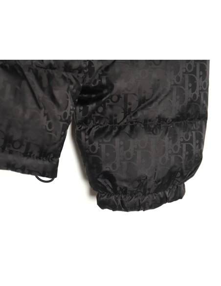 Dior full print dark pattern old flower down jacket TSK1,Dior