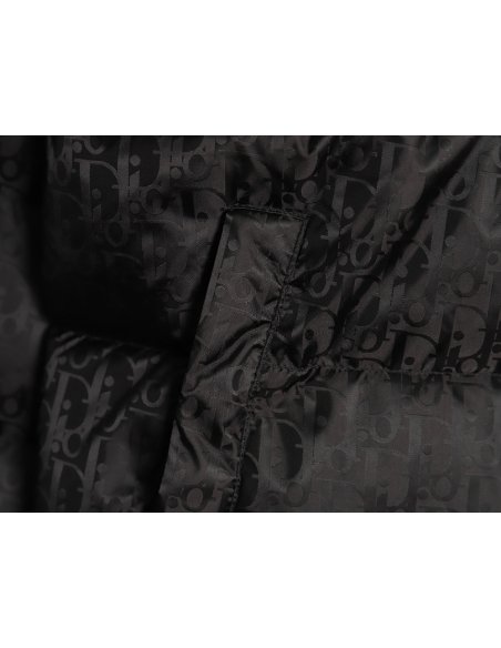 Dior full print dark pattern old flower down jacket TSK1,Dior