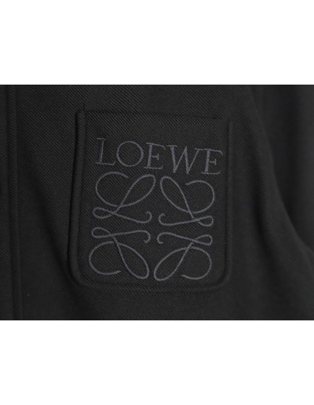 Loewe In Wool Embroidered Pocket Shirt Jacket,Loewe