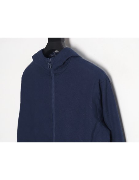 Fendi monogram pattern zipper hooded jacket,Fendi