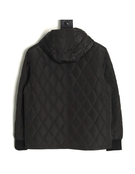Burberry double-zip thin cotton hooded jacket,Burberry