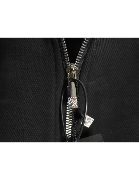 Loewe patchwork leather lapel jacket,Loewe