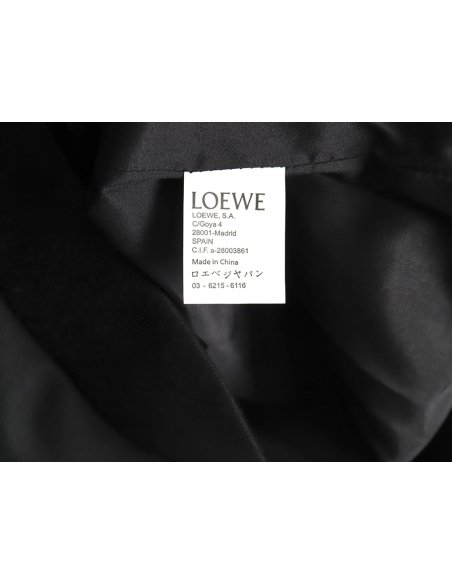 Loewe patchwork leather lapel jacket,Loewe